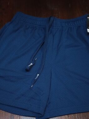 🥰3/$25 NWT ETHIKA VIBRANT NAVY Athletic Shorts. 5" Inseam